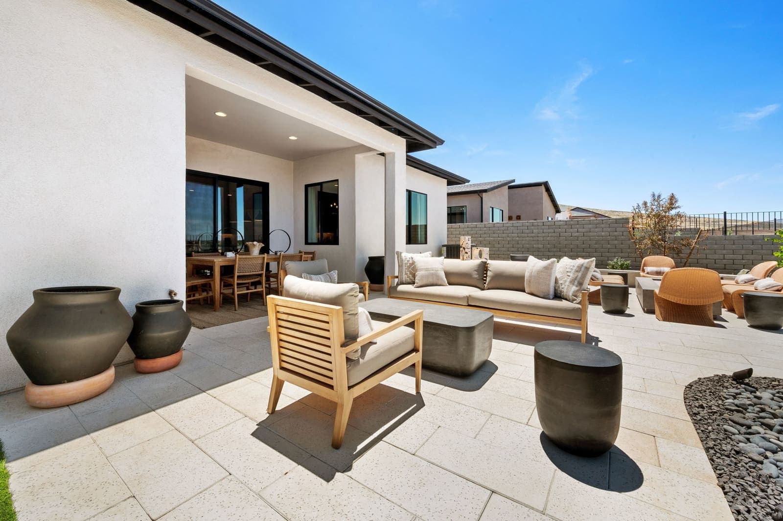 12 x 24 Moonstone Acker-Stone pavers installed — project 2