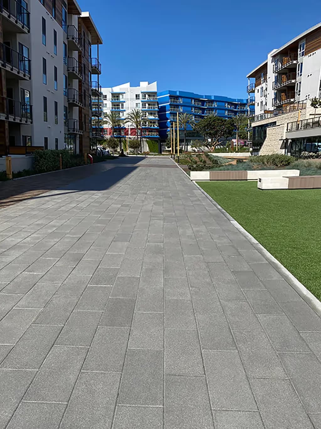 12 x 24 Acker-Stone pavers installed — project 2