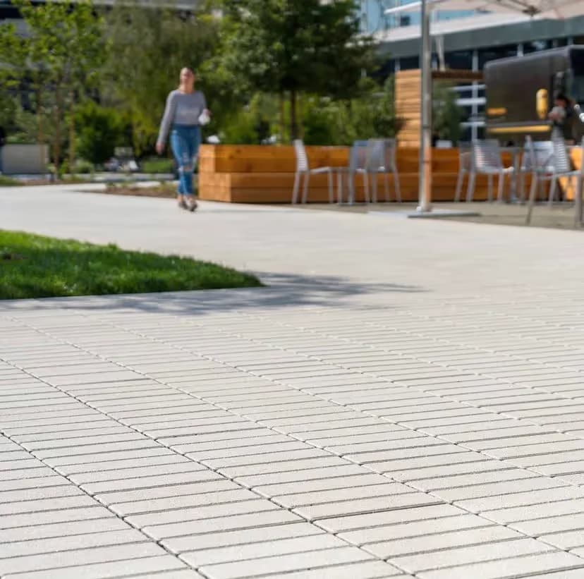 4 x 12 AquaLina Acker-Stone pavers installed — project 2