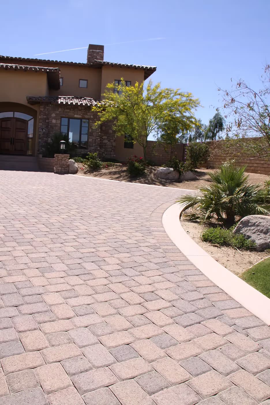 Antique Kobble Rec Acker-Stone pavers installed — project 3