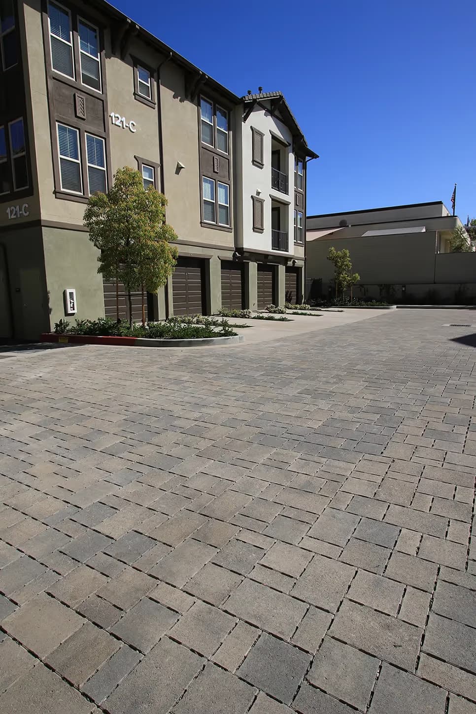 Aqua-Via Trio Acker-Stone pavers installed — project 2