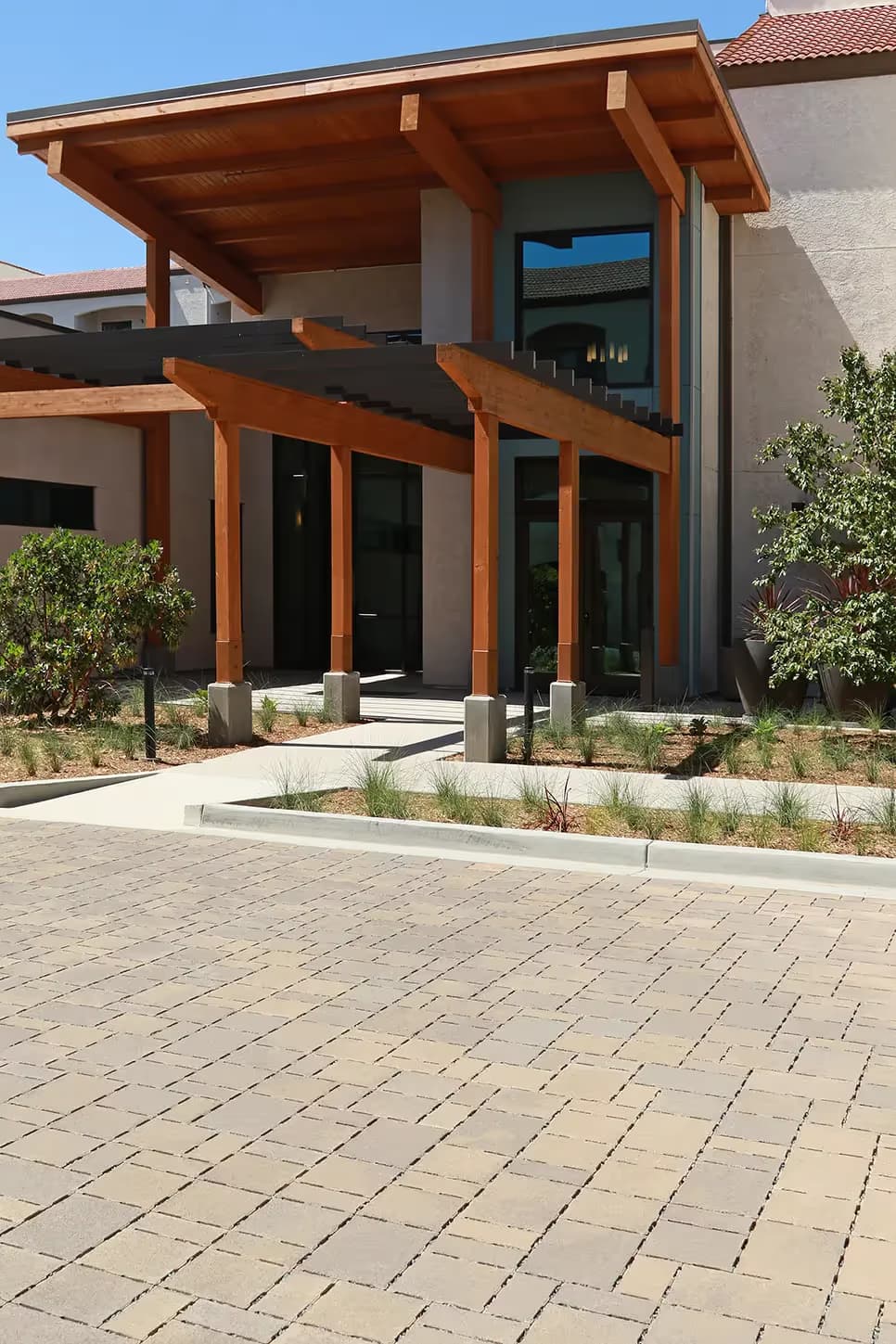 Aqua-Via Trio Acker-Stone pavers installed — project 3