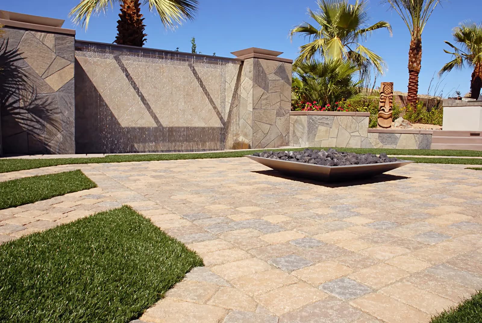 Capri Small & Large Rec Acker-Stone pavers installed — project 2