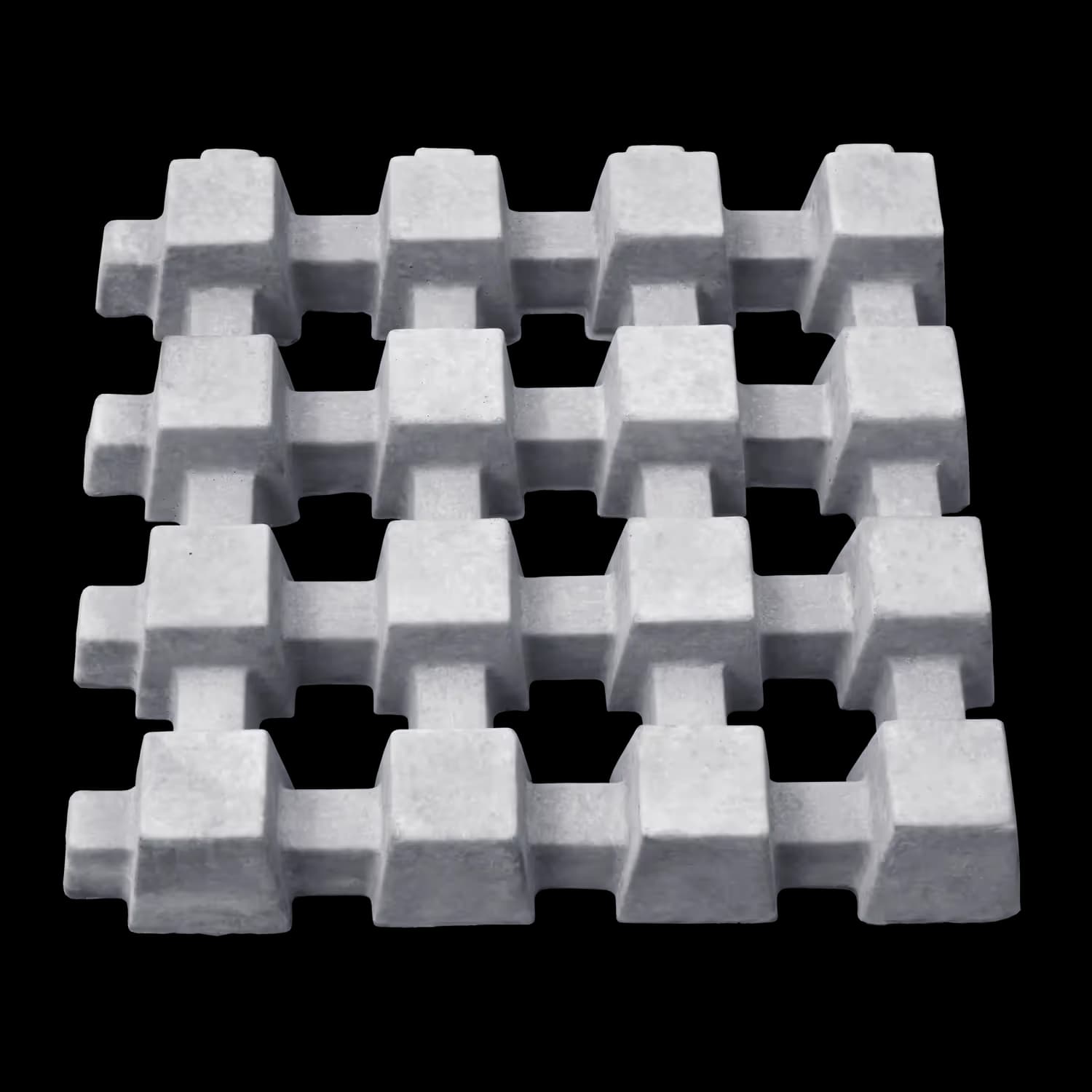 Checker Block Acker-Stone pavers installed — project 4
