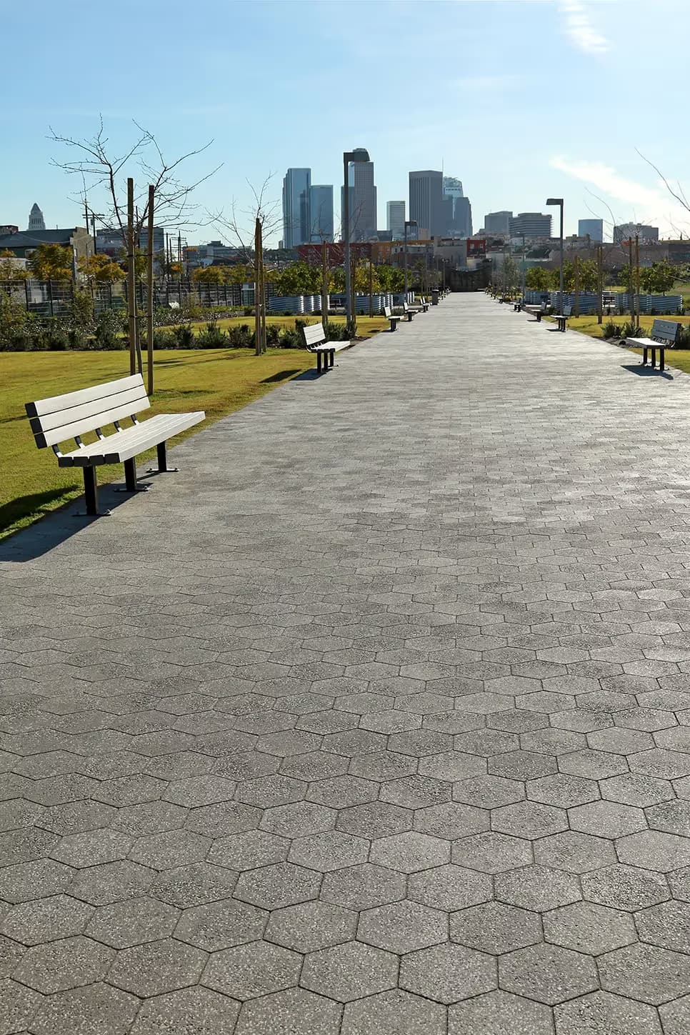 Hexagon Acker-Stone pavers installed — project 2