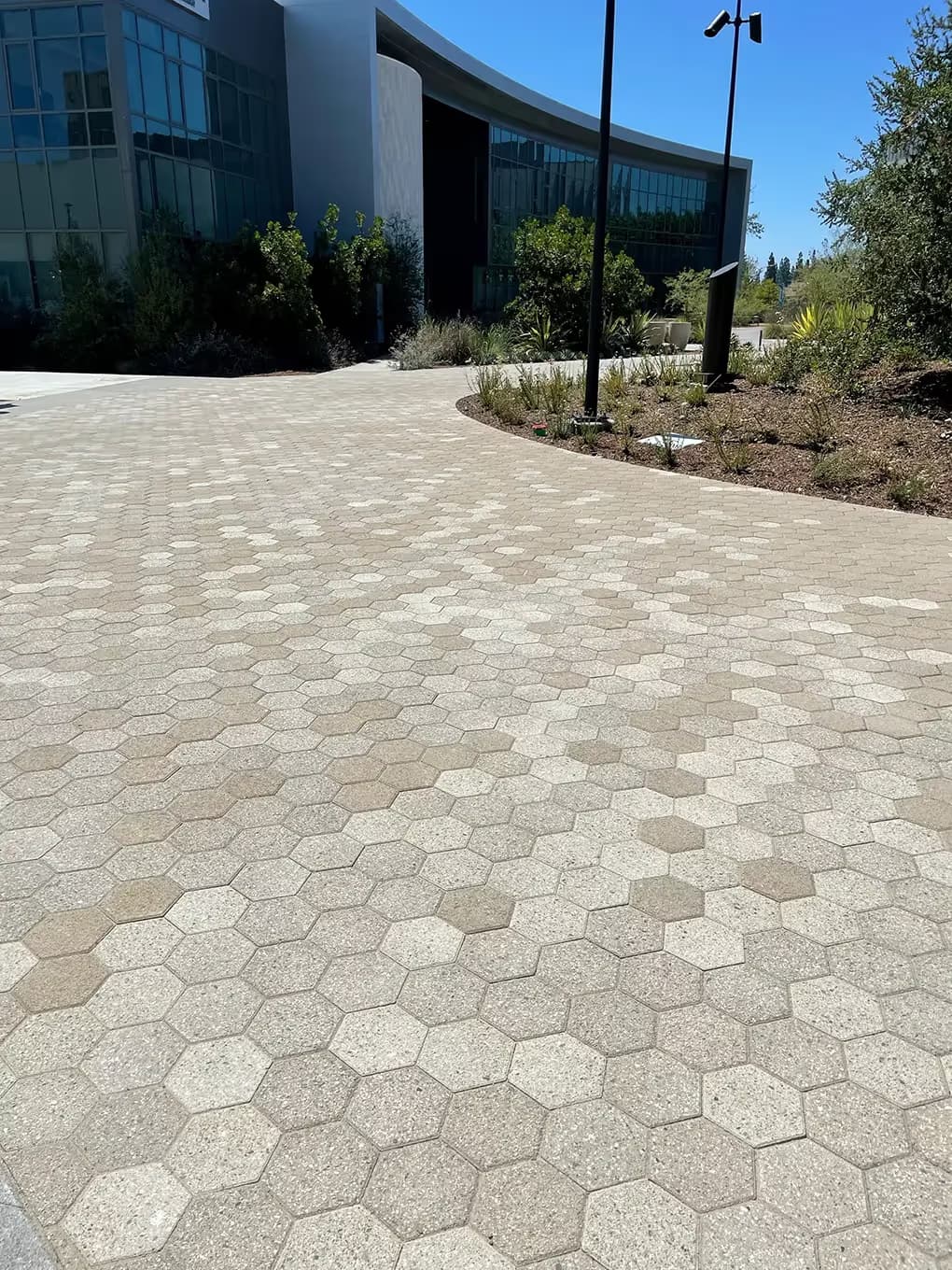 Hexagon Acker-Stone pavers installed — project 3