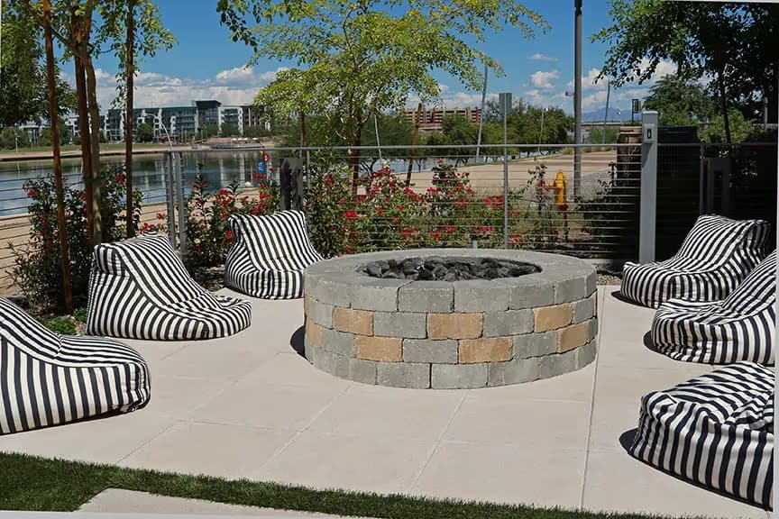 Palazzo 24 x 24 Acker-Stone pavers installed — project 2