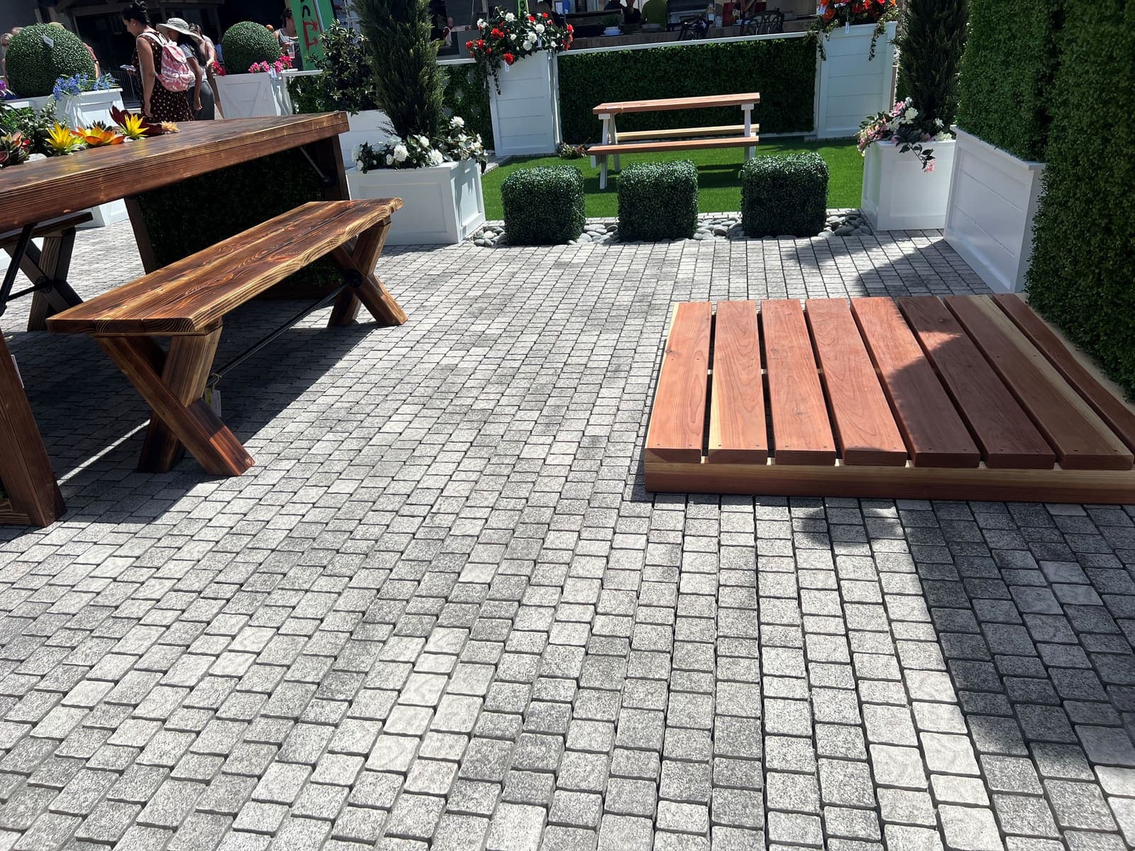 Umbriano Palermo Acker-Stone pavers installed — project 1