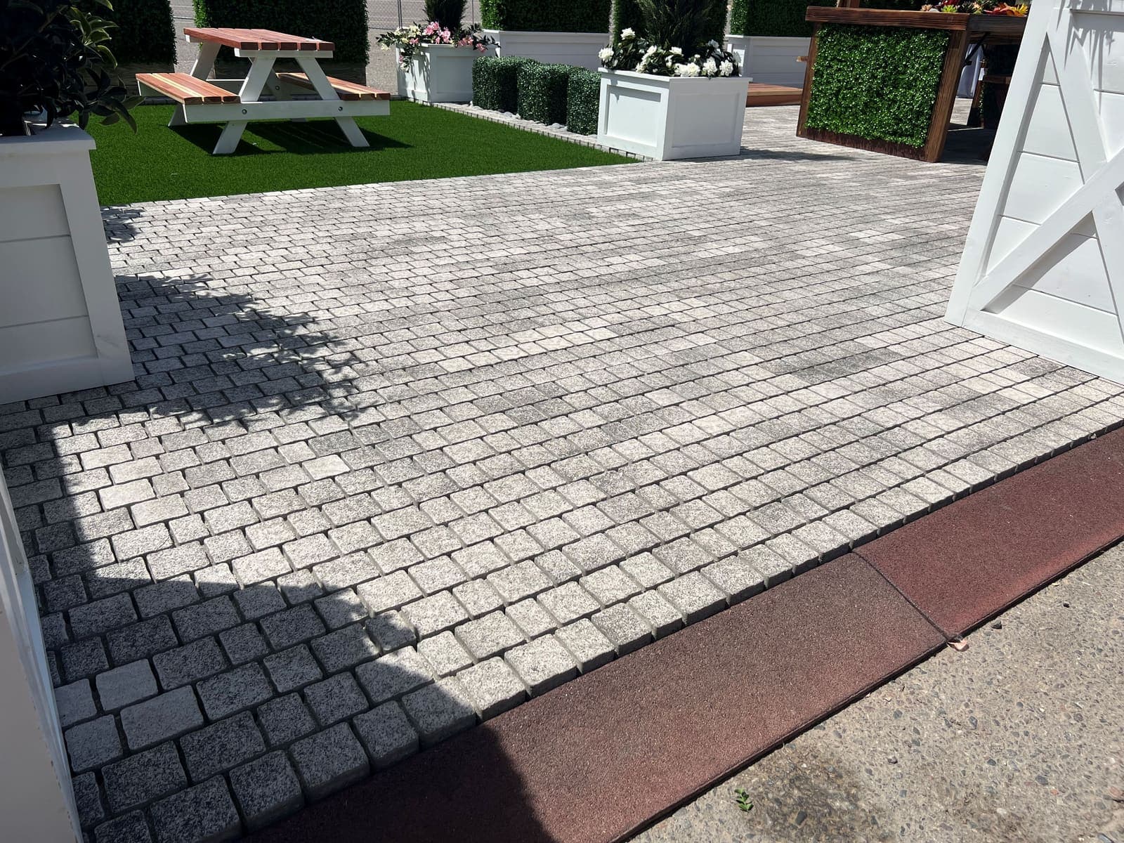 Umbriano Palermo Acker-Stone pavers installed — project 2