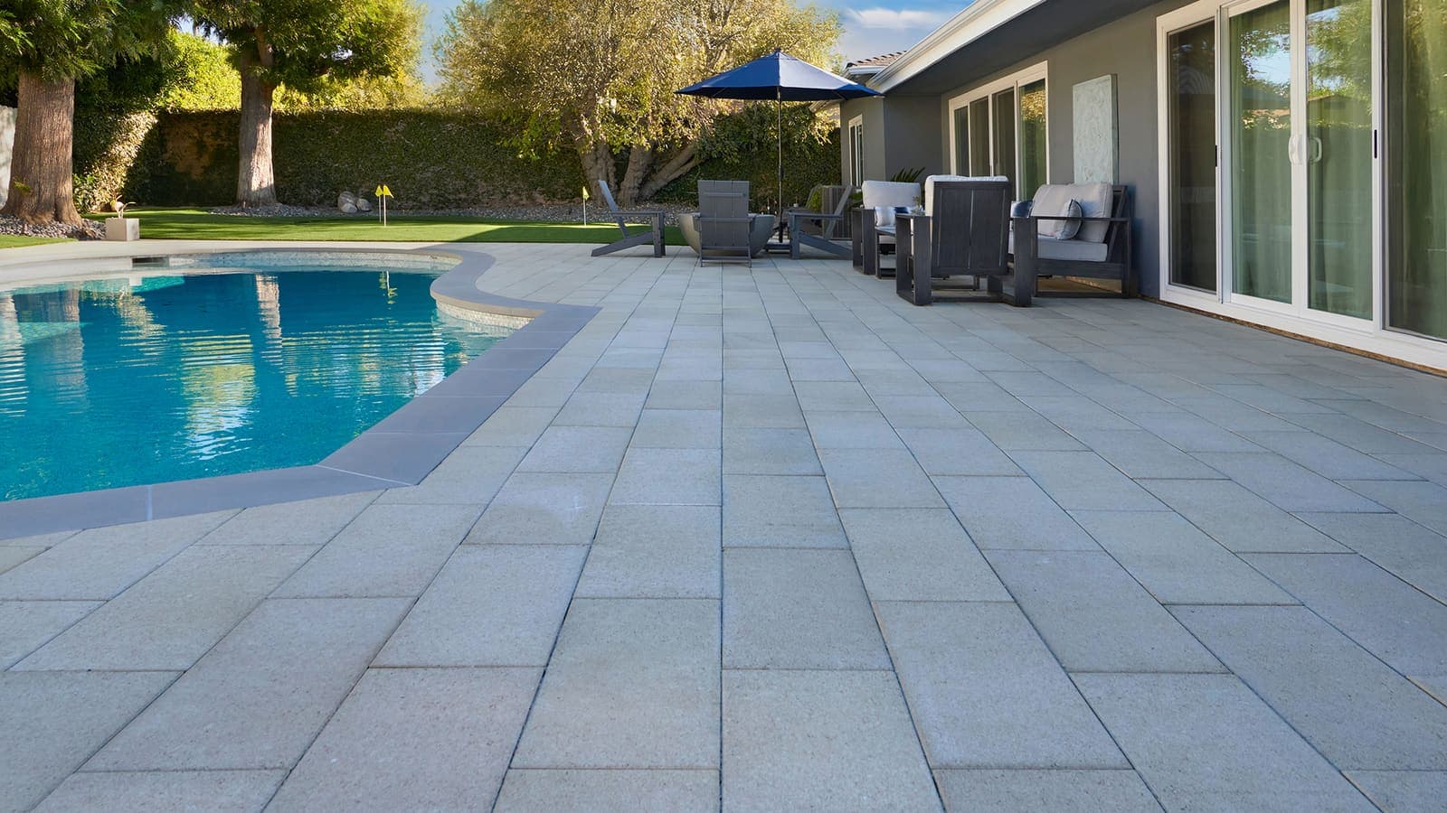 60mm 12x24 Paving Stones Angelus pavers installed — project 1