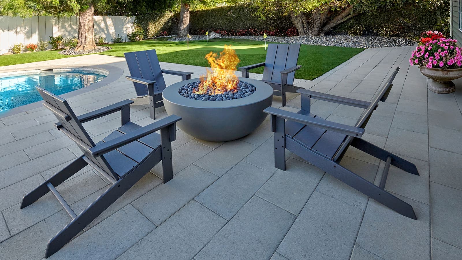 60mm 12x24 Paving Stones Angelus pavers installed — project 2