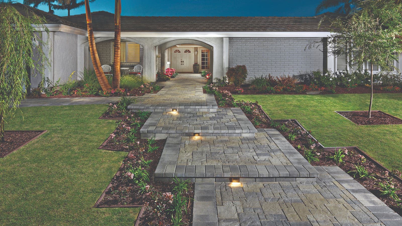 6x12 Paving Stones Angelus pavers installed — project 1