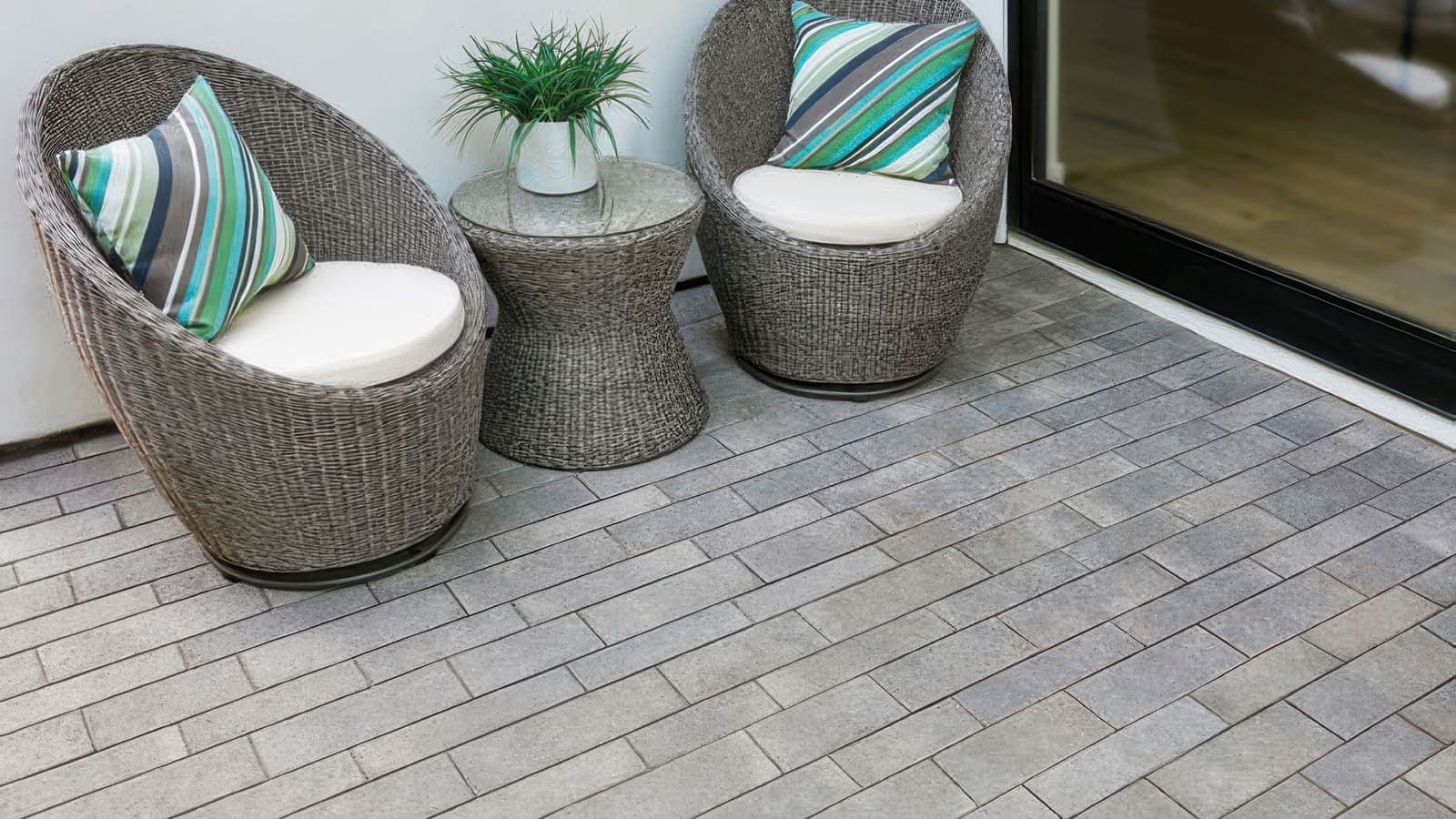 Aqualina Paving Stones Angelus pavers installed — project 7