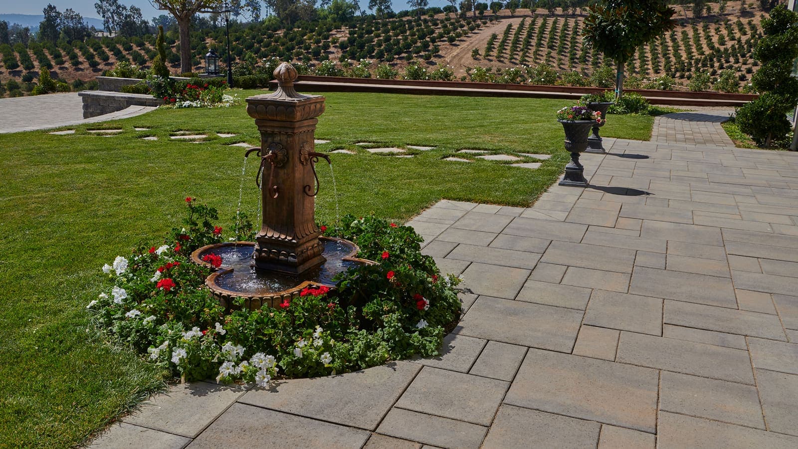 Paseo I & II Paving Stones Angelus pavers installed — project 8