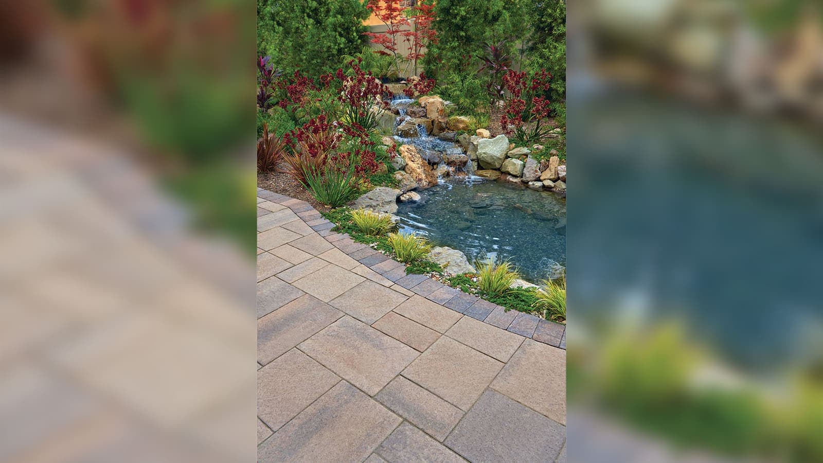 Pavilion I & II Paving Stones Angelus pavers installed — project 9