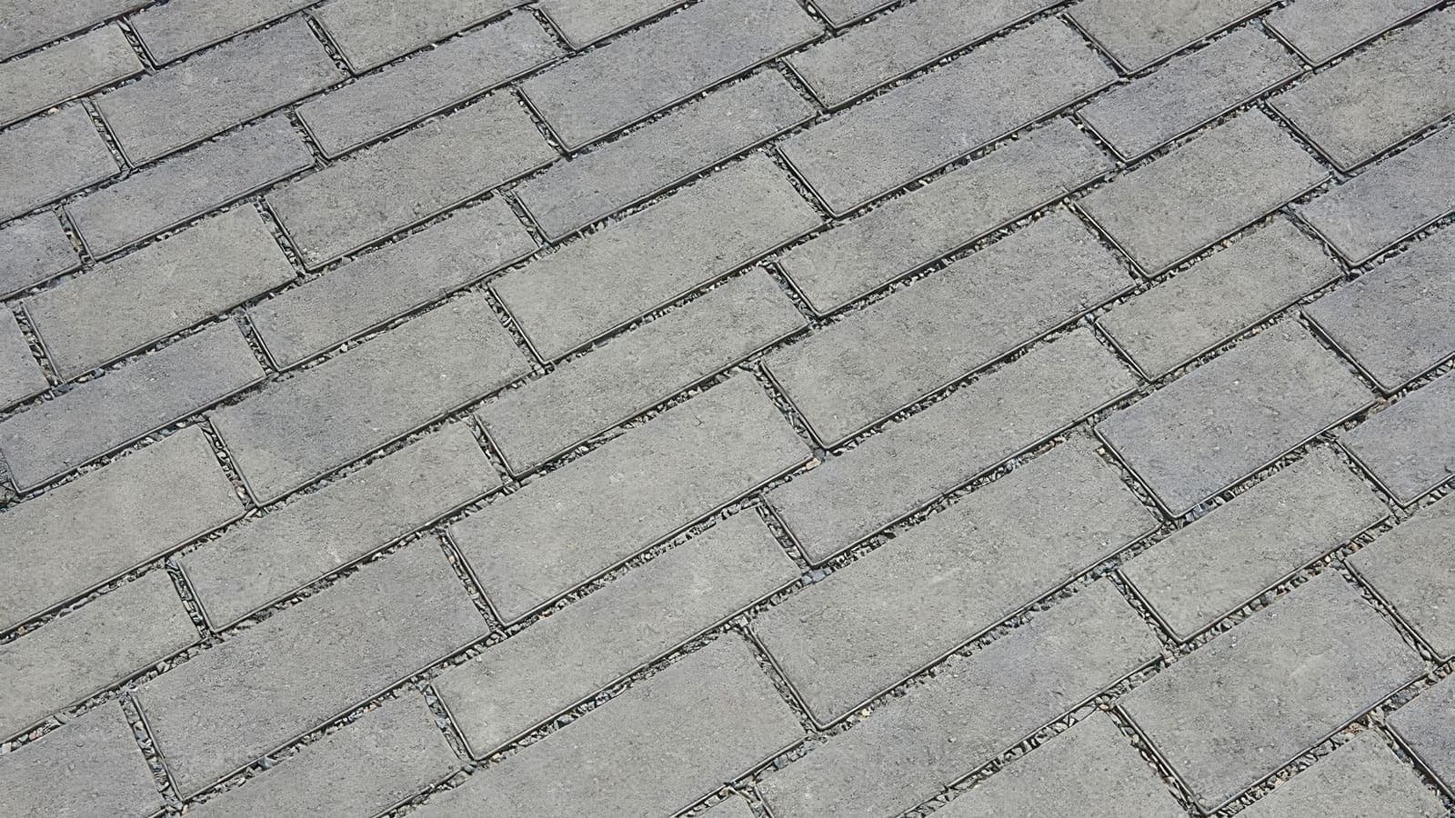 Permeable Aqualina Paving Stones Angelus pavers installed — project 3