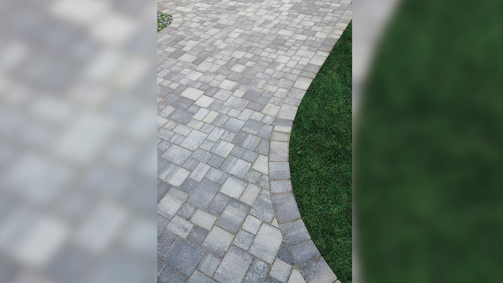 Permeable Courtyard Paving Stones Angelus pavers installed — project 2