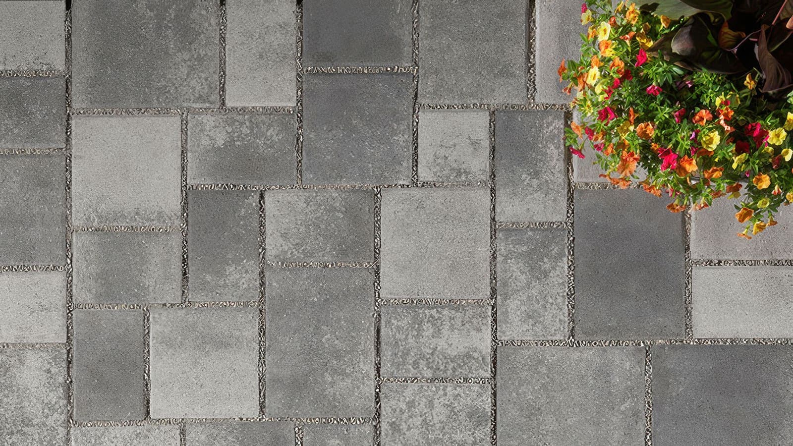 Permeable Courtyard Paving Stones Angelus pavers installed — project 4