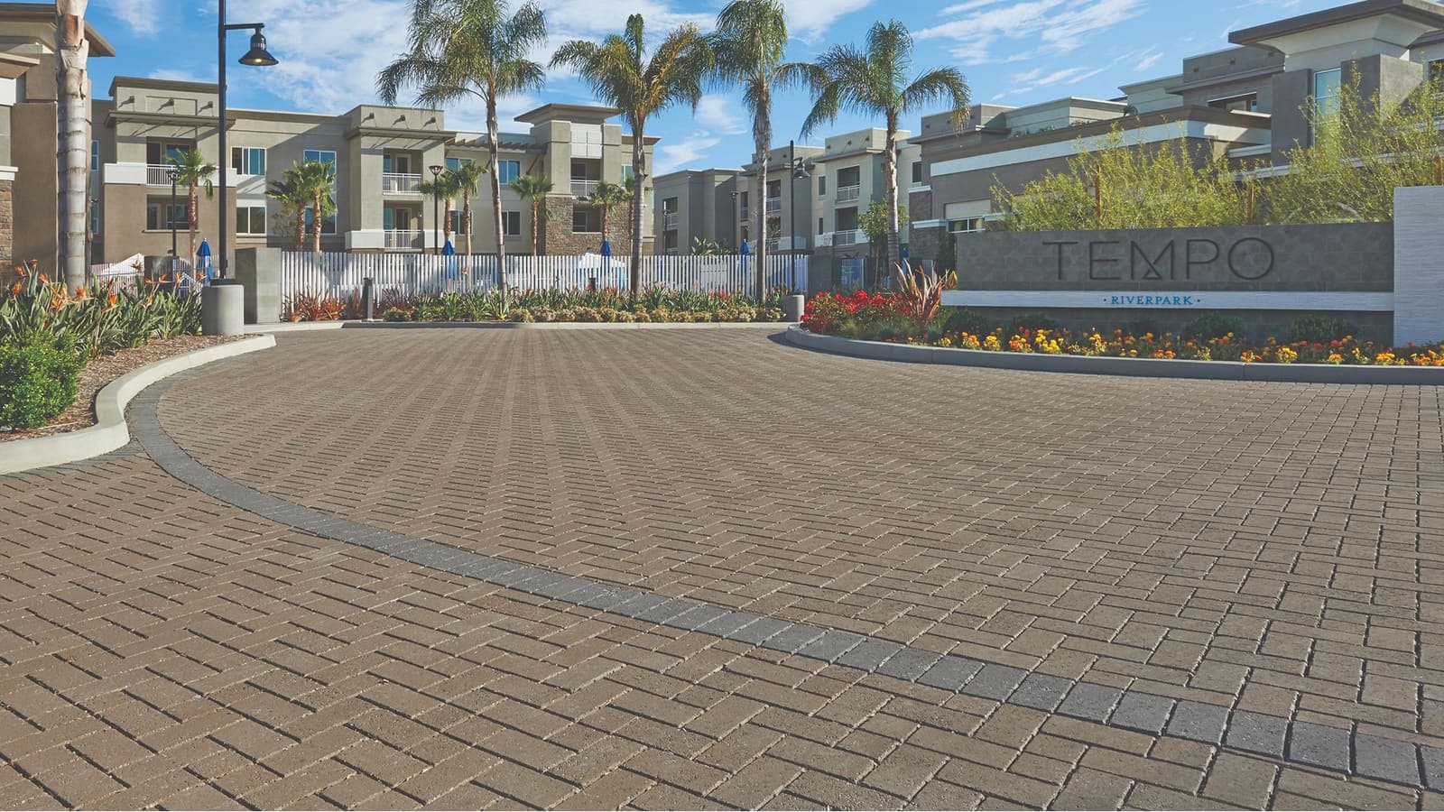 Permeable Holland Paving Stones Angelus pavers installed — project 2
