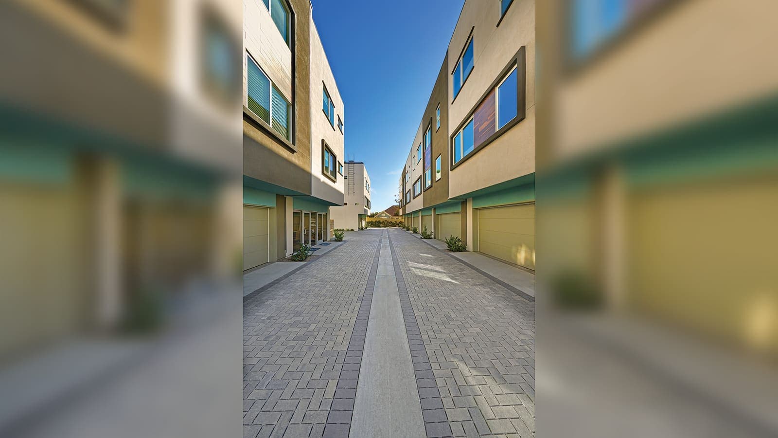 Permeable Holland Paving Stones Angelus pavers installed — project 8
