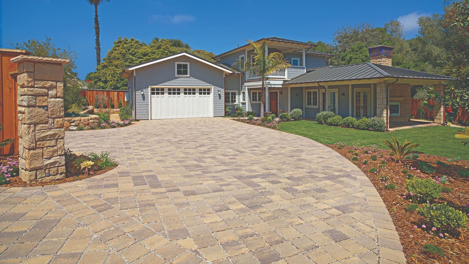 SF Rima Paving Stones Angelus pavers installed — project 7