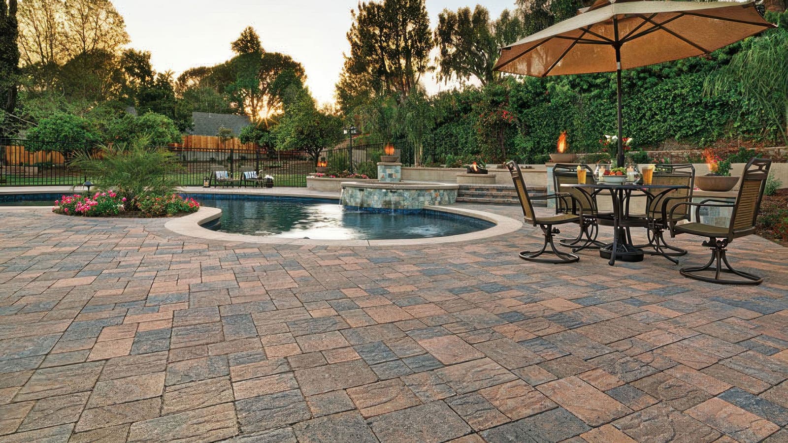 Slate Stone Paving Stones Angelus pavers installed — project 2