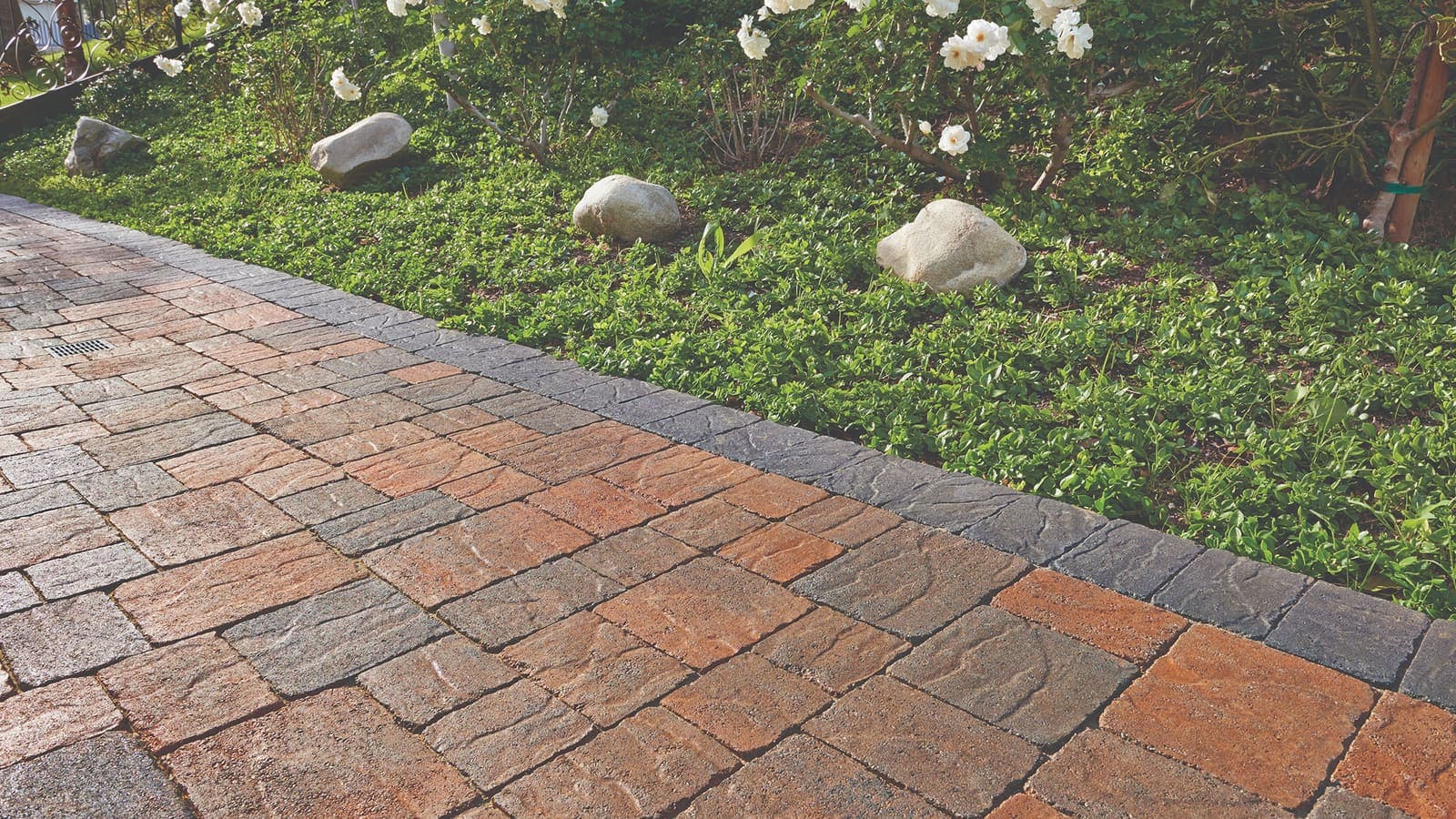 Slate Stone Paving Stones Angelus pavers installed — project 3