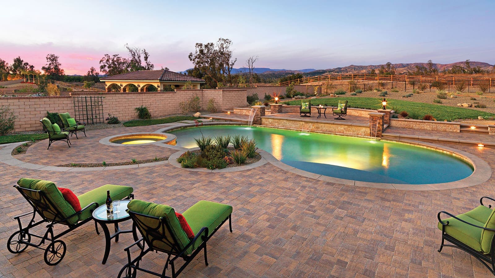 Slate Stone Paving Stones Angelus pavers installed — project 4