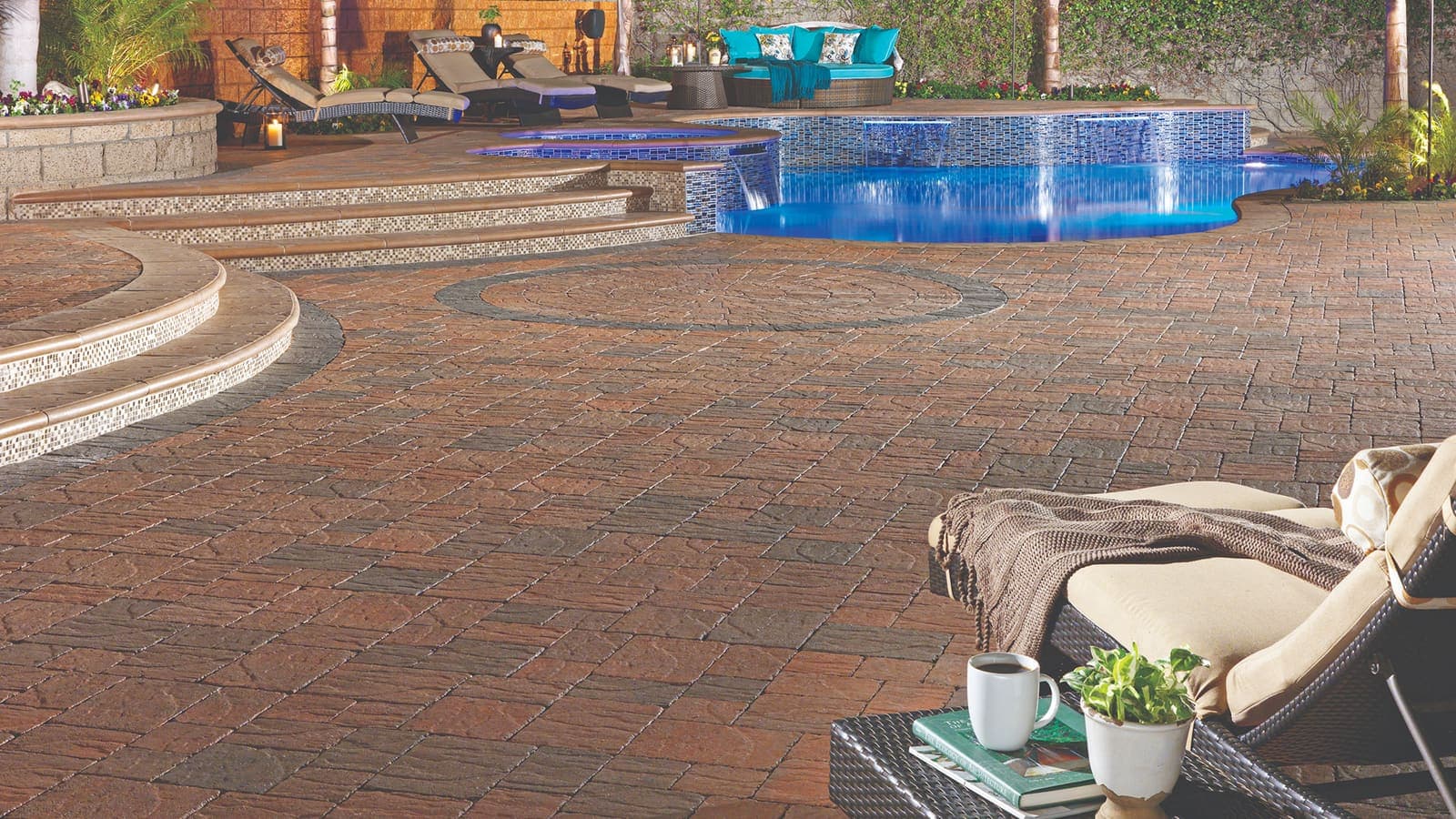 Slate Stone Paving Stones Angelus pavers installed — project 6