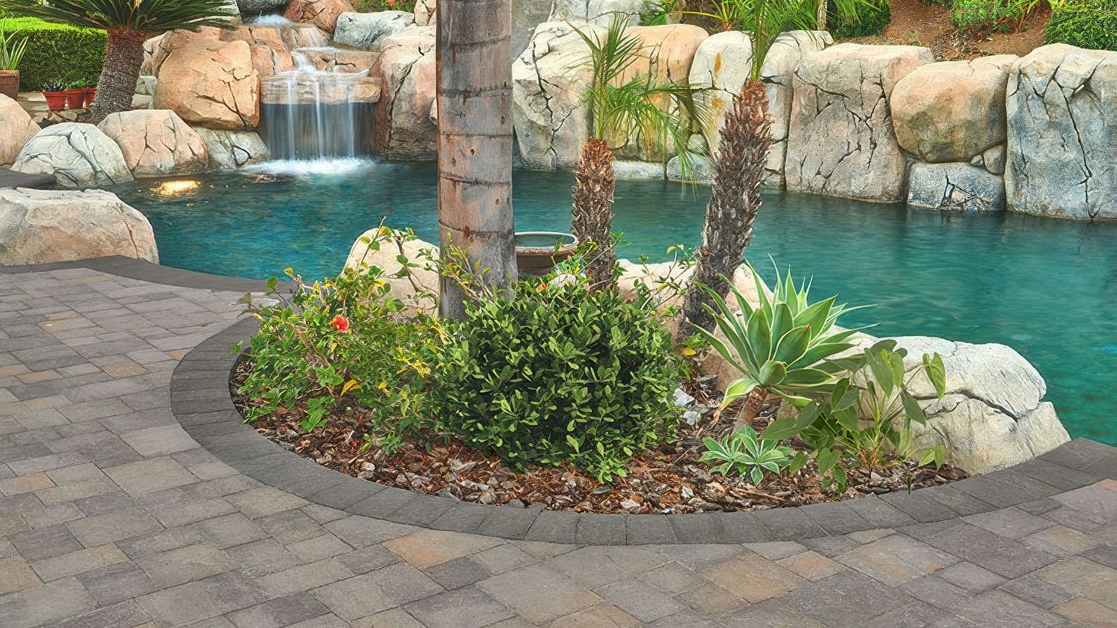 Slate Stone Paving Stones Angelus pavers installed — project 9