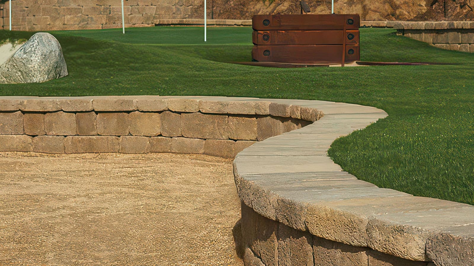 Stonewall® II Olympic Series Angelus pavers installed — project 5