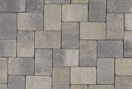Permeable Holland Paving Stones in Gray - Moss - Charcoal — Angelus pavers