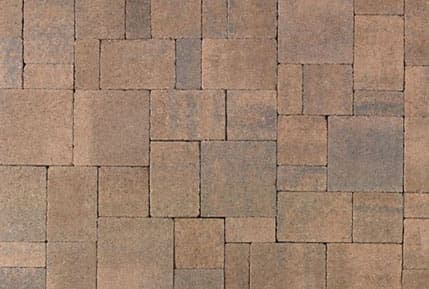 Castle Cobble I & II Paving Stones in Cream - Brown - Charcoal — Angelus pavers