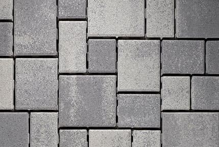 Permeable Courtyard Paving Stones in Gray - Charcoal — Angelus pavers