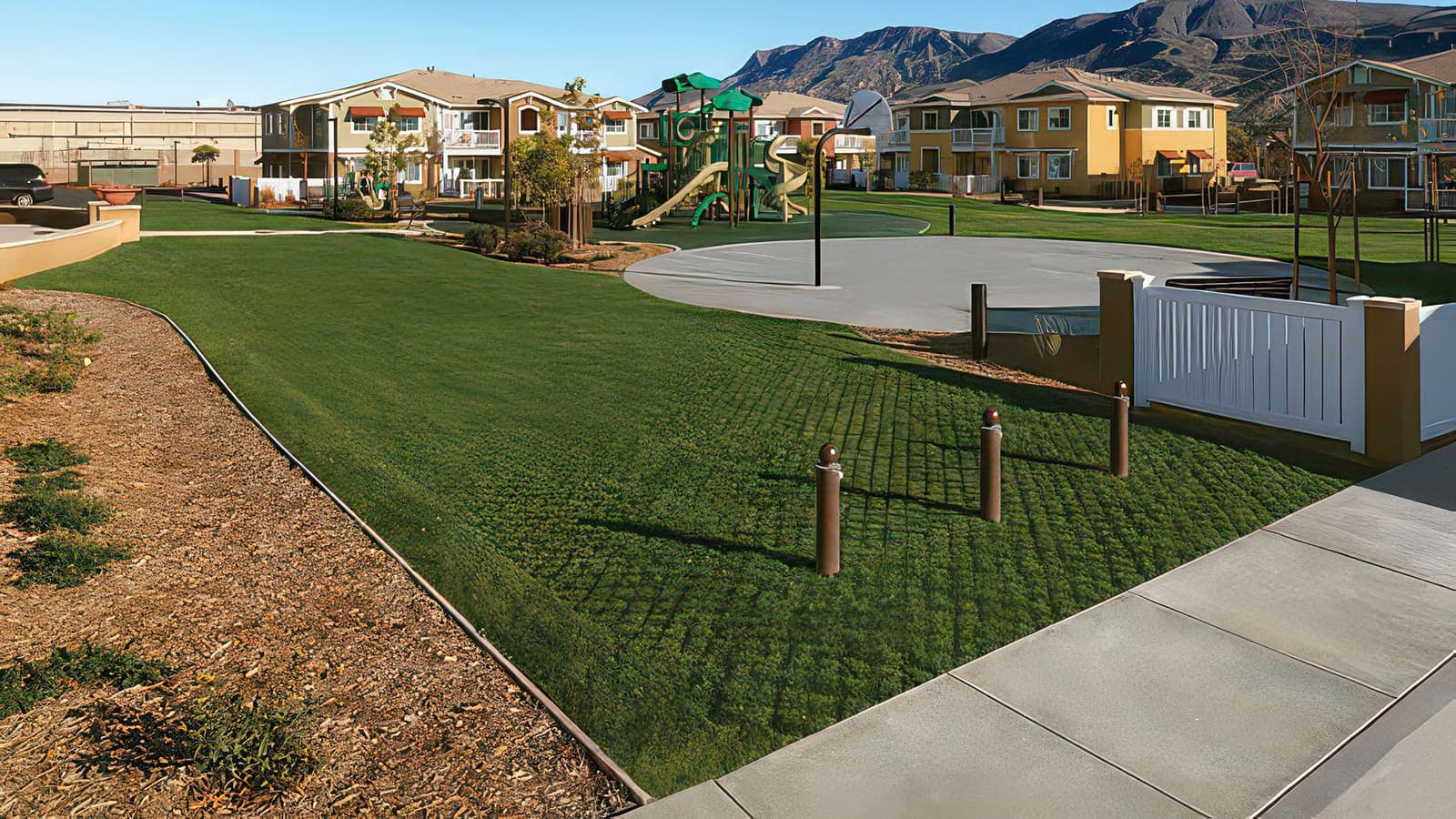 Turfstone Paving Stones Angelus pavers installed — project 2