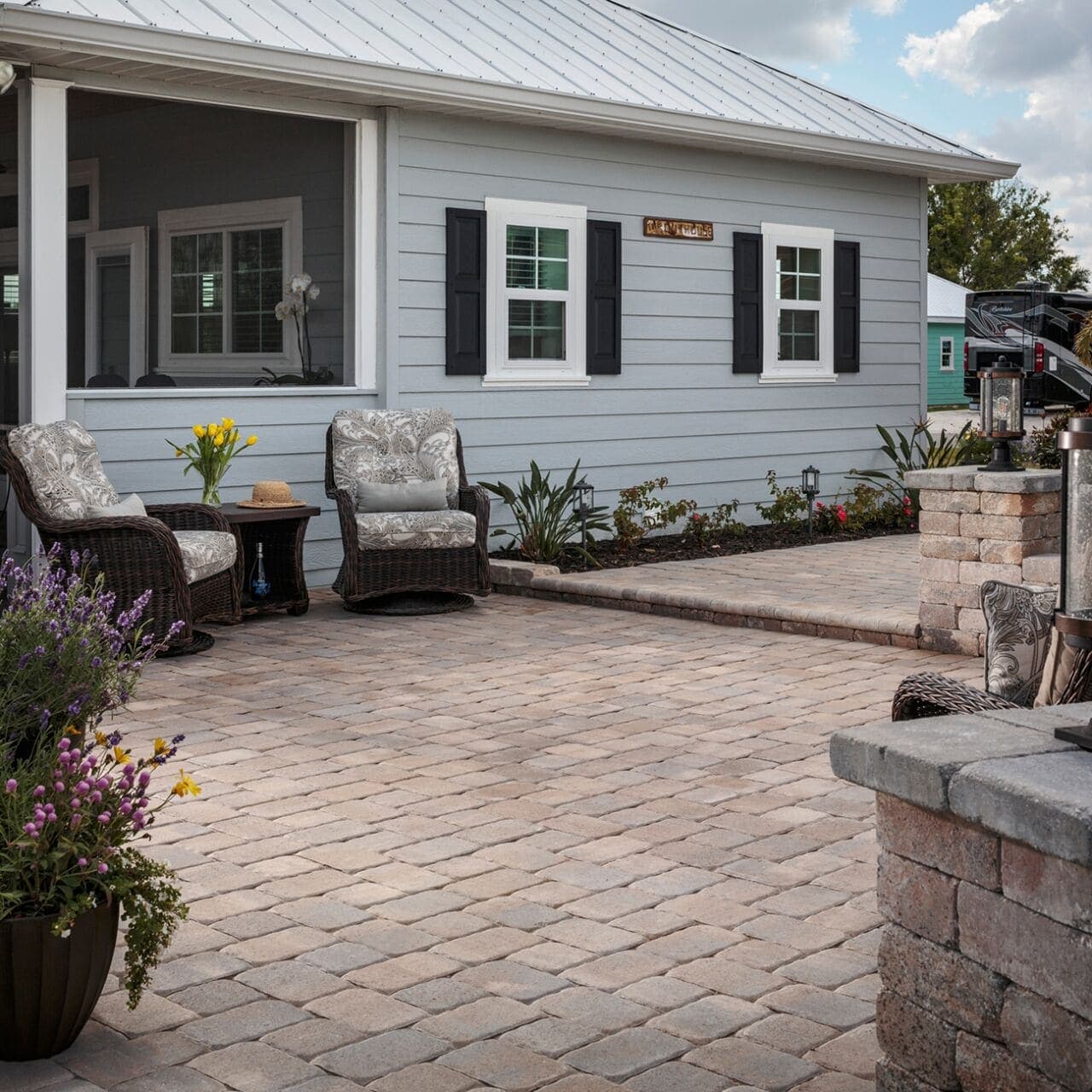 Appian-Stone Belgard pavers installed — project 9