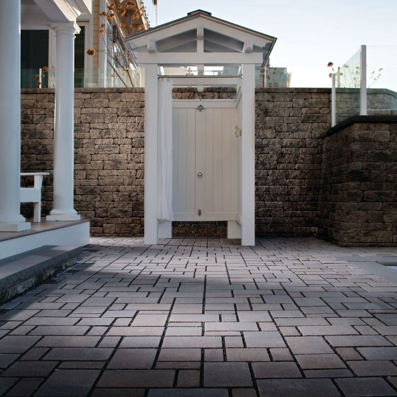 Aqua Dublin Belgard pavers installed — project 4