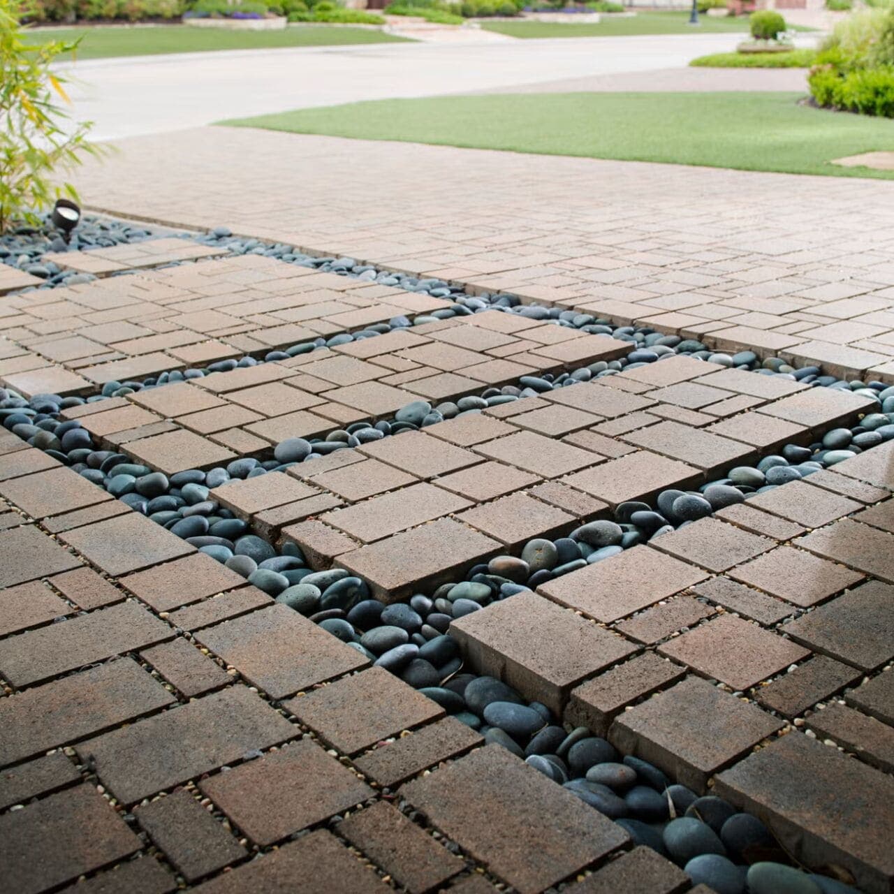 Aqua Dublin Belgard pavers installed — project 5
