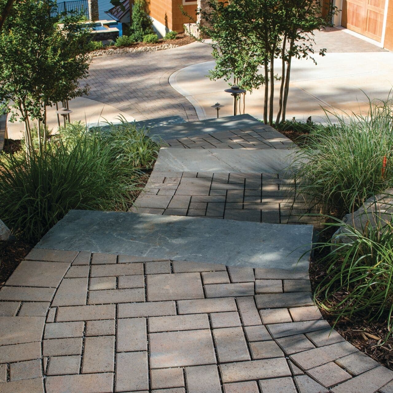 Aqualine Series Belgard pavers installed — project 9