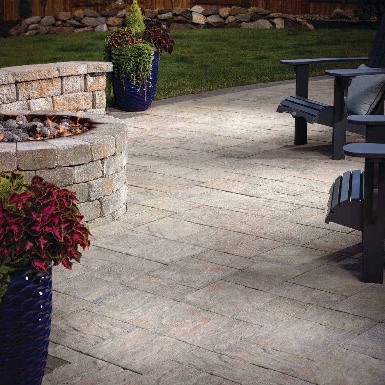 Avalon Slate Belgard pavers installed — project 2