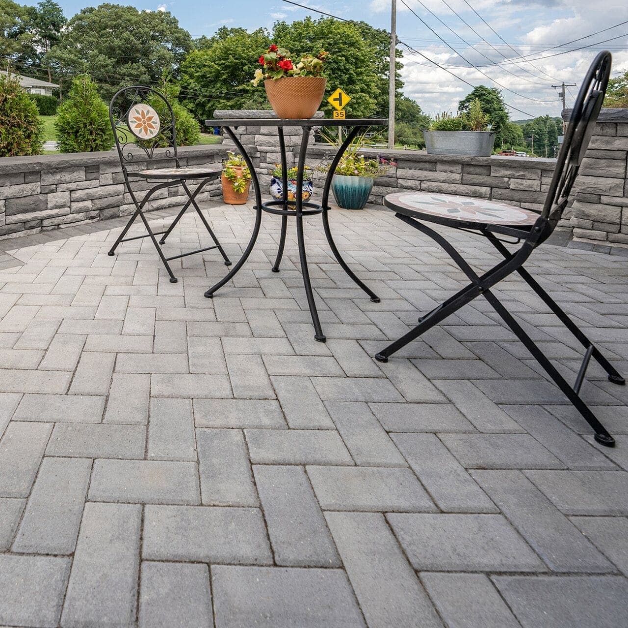Brick Stone Belgard pavers installed — project 2