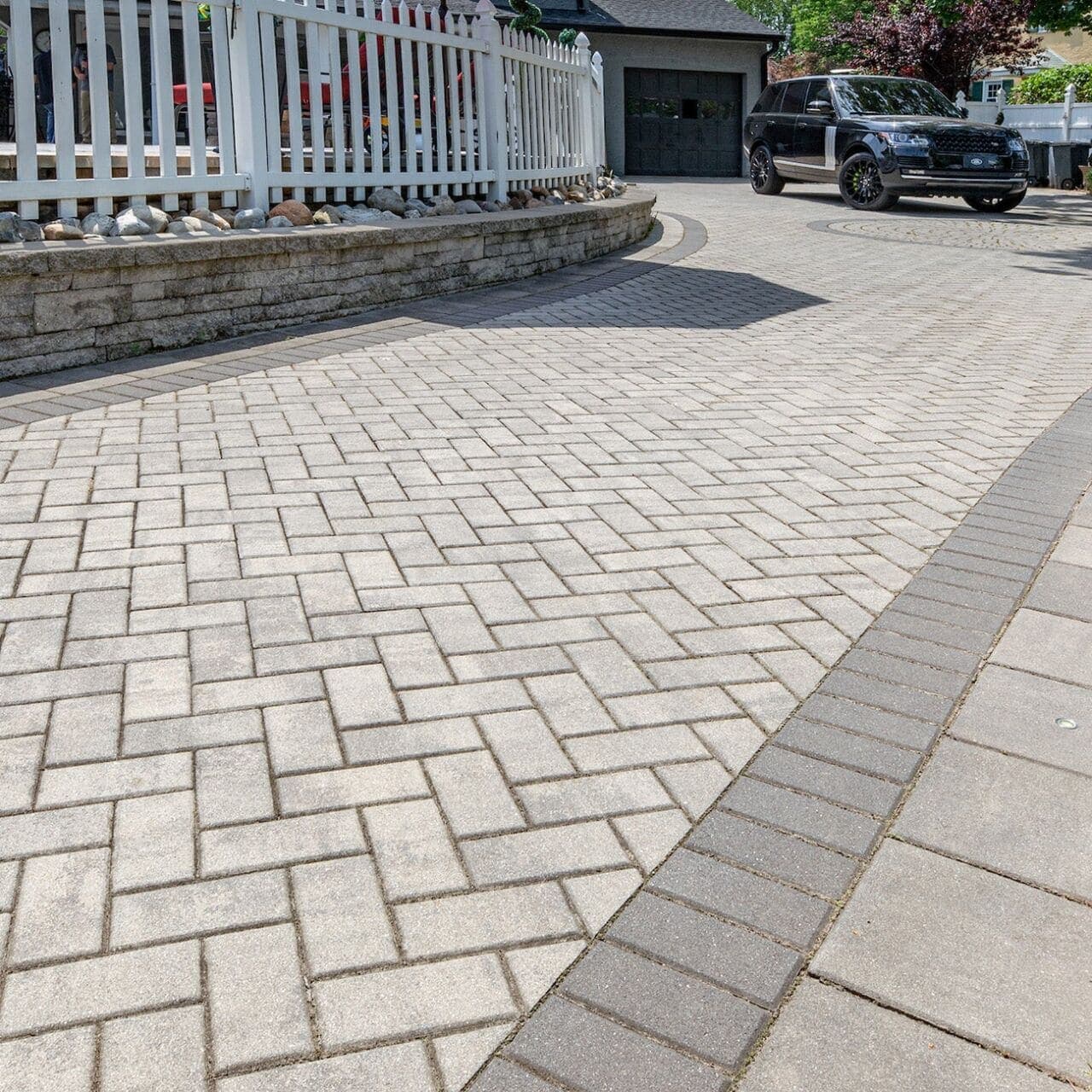 Brick Stone Belgard pavers installed — project 3