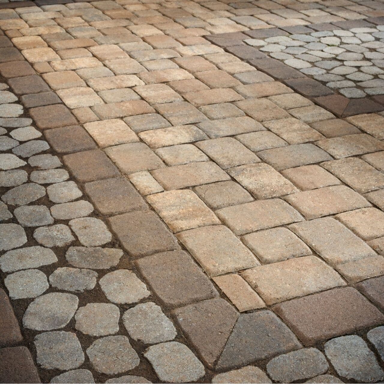 Cambridge Cobble Belgard pavers installed — project 3