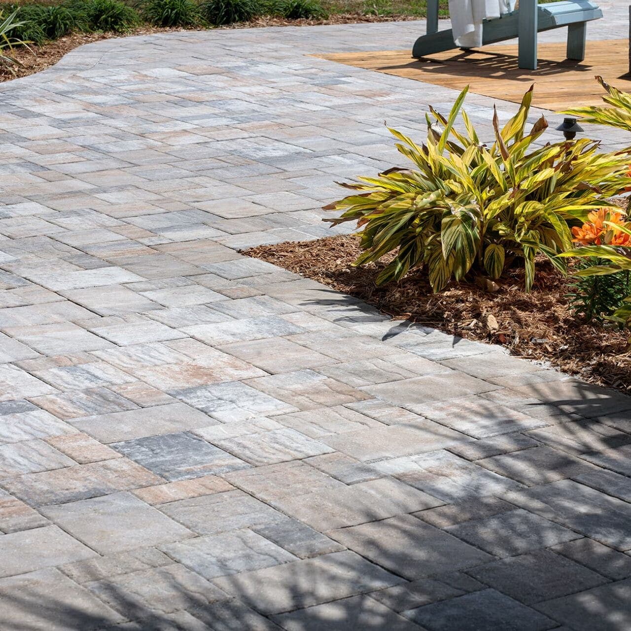 Catalina Slate Belgard pavers installed — project 1