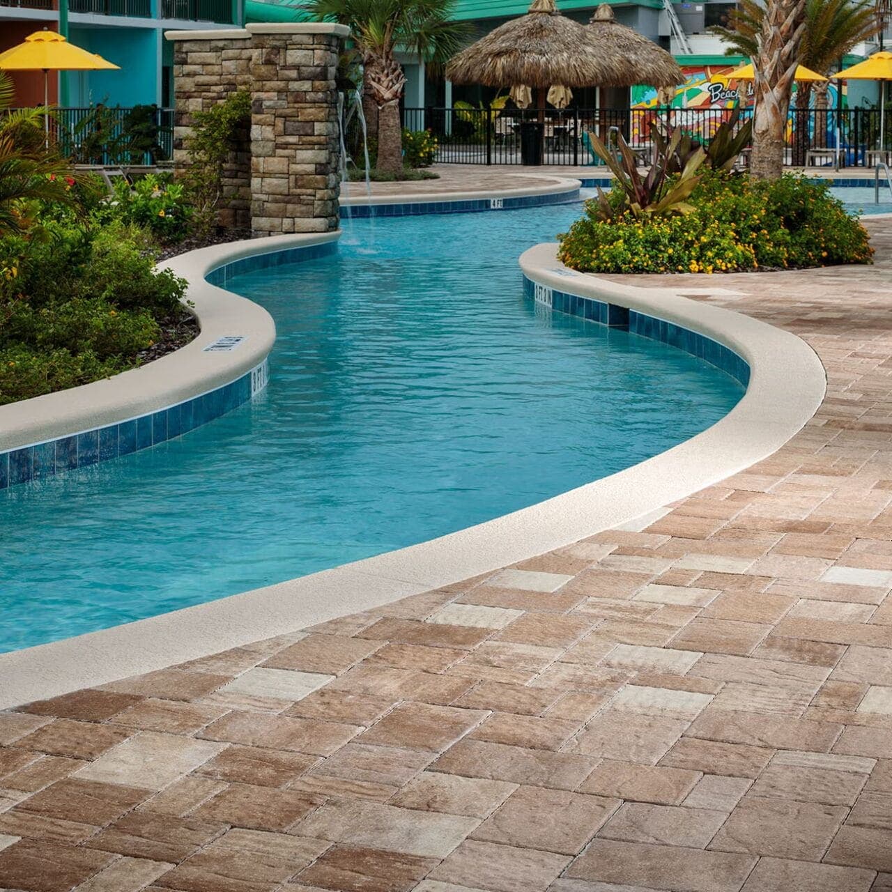 Catalina Slate Belgard pavers installed — project 2