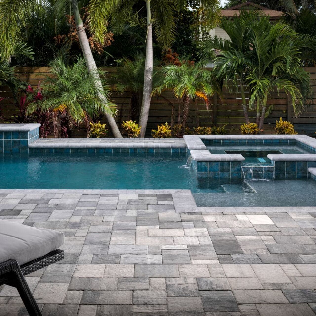 Catalina Slate Belgard pavers installed — project 5
