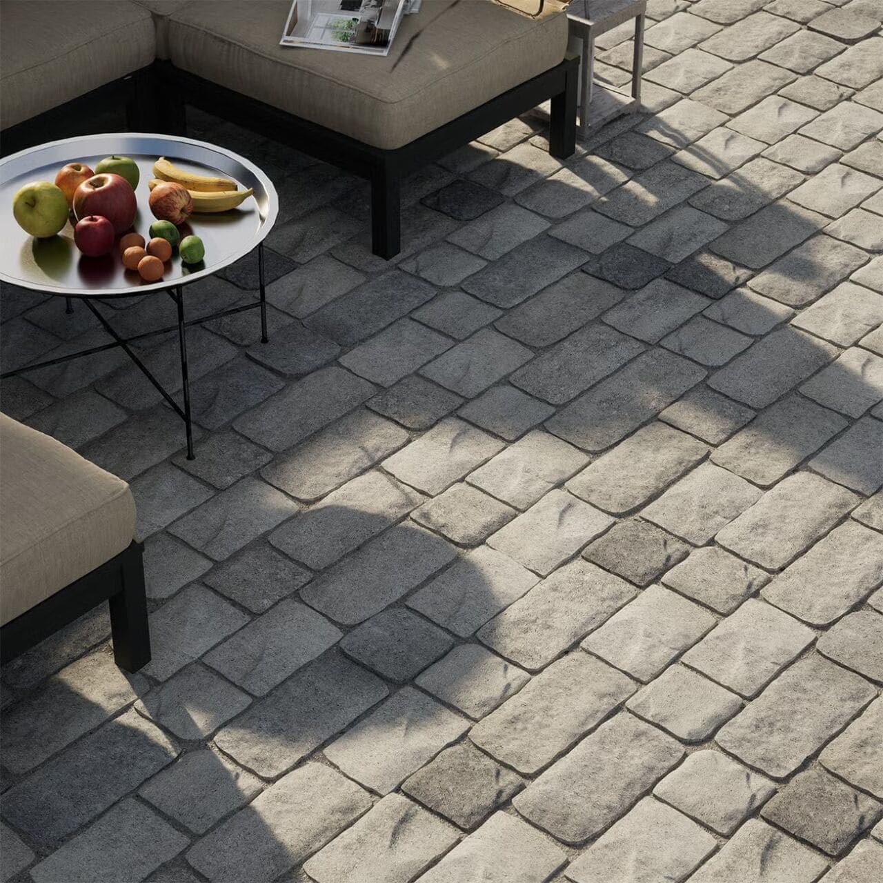 Charlestone Paver Belgard pavers installed — project 2