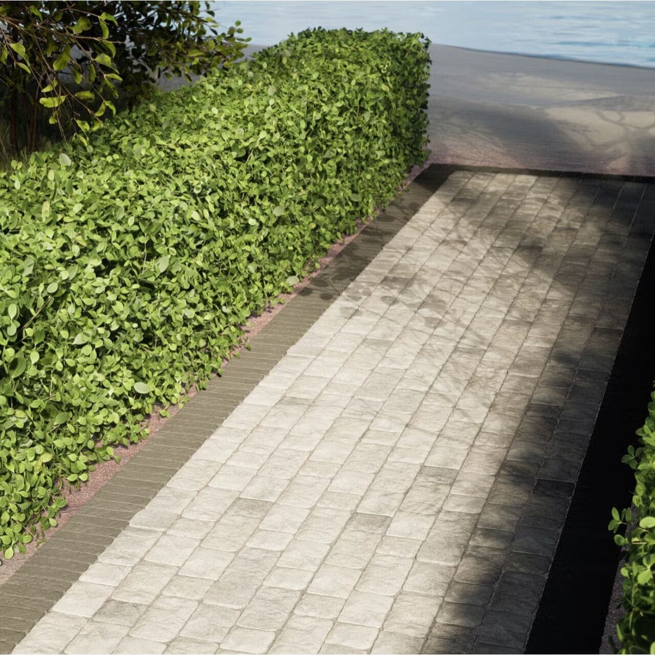Charlestone Paver Belgard pavers installed — project 4