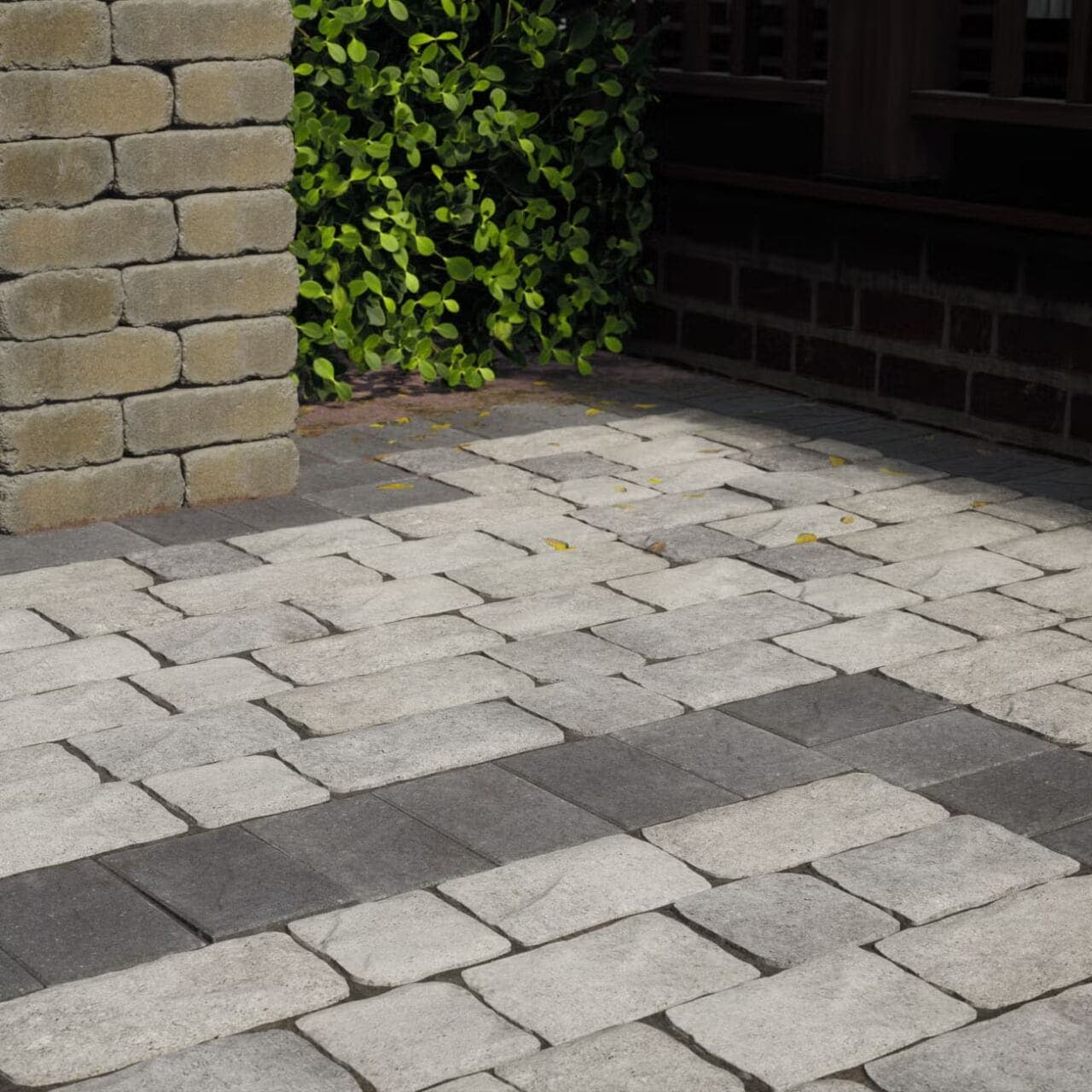 Charlestone Paver Belgard pavers installed — project 7