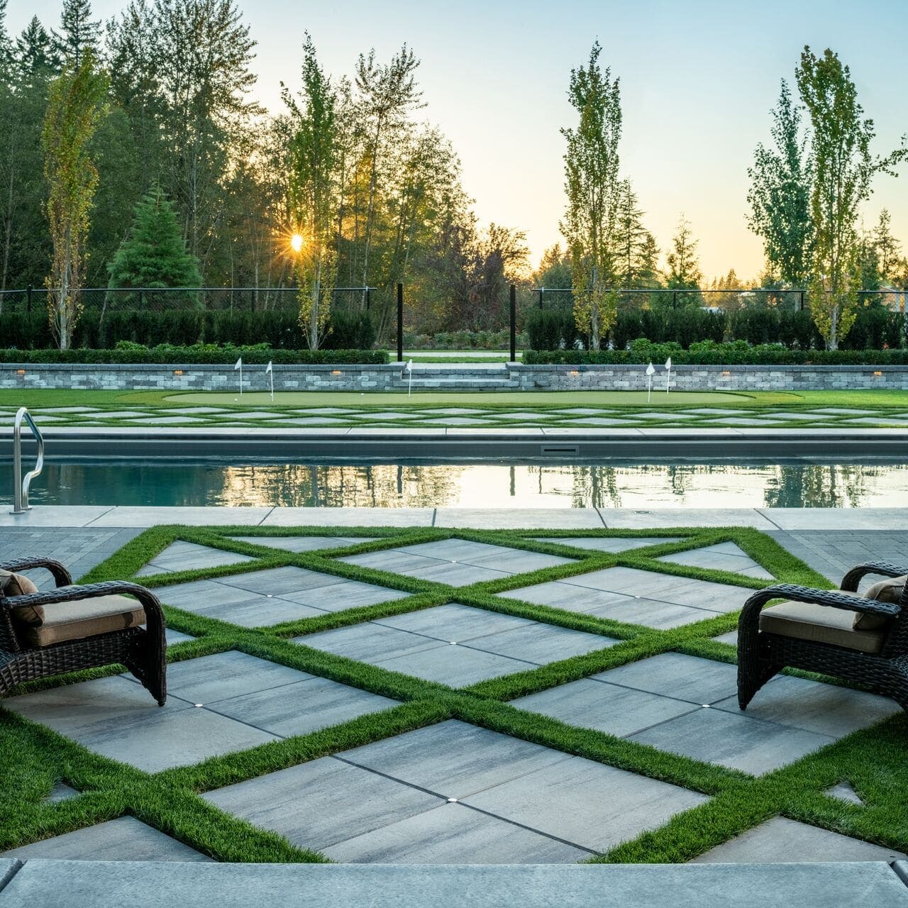 Cortez Slab Belgard pavers installed — project 2